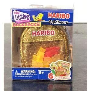 REAL LITTLES Backpacks! Haribo Goldbears 6 Surprises Inside!